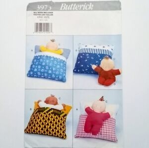 Doll with Goodnight Pillow Pattern Butterick 3973